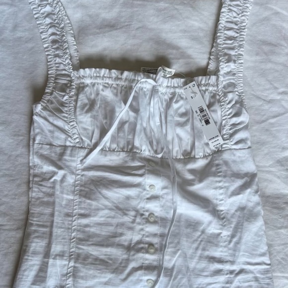 New with tags Pink by Frankies bikinis White S/P - Picture 4 of 4